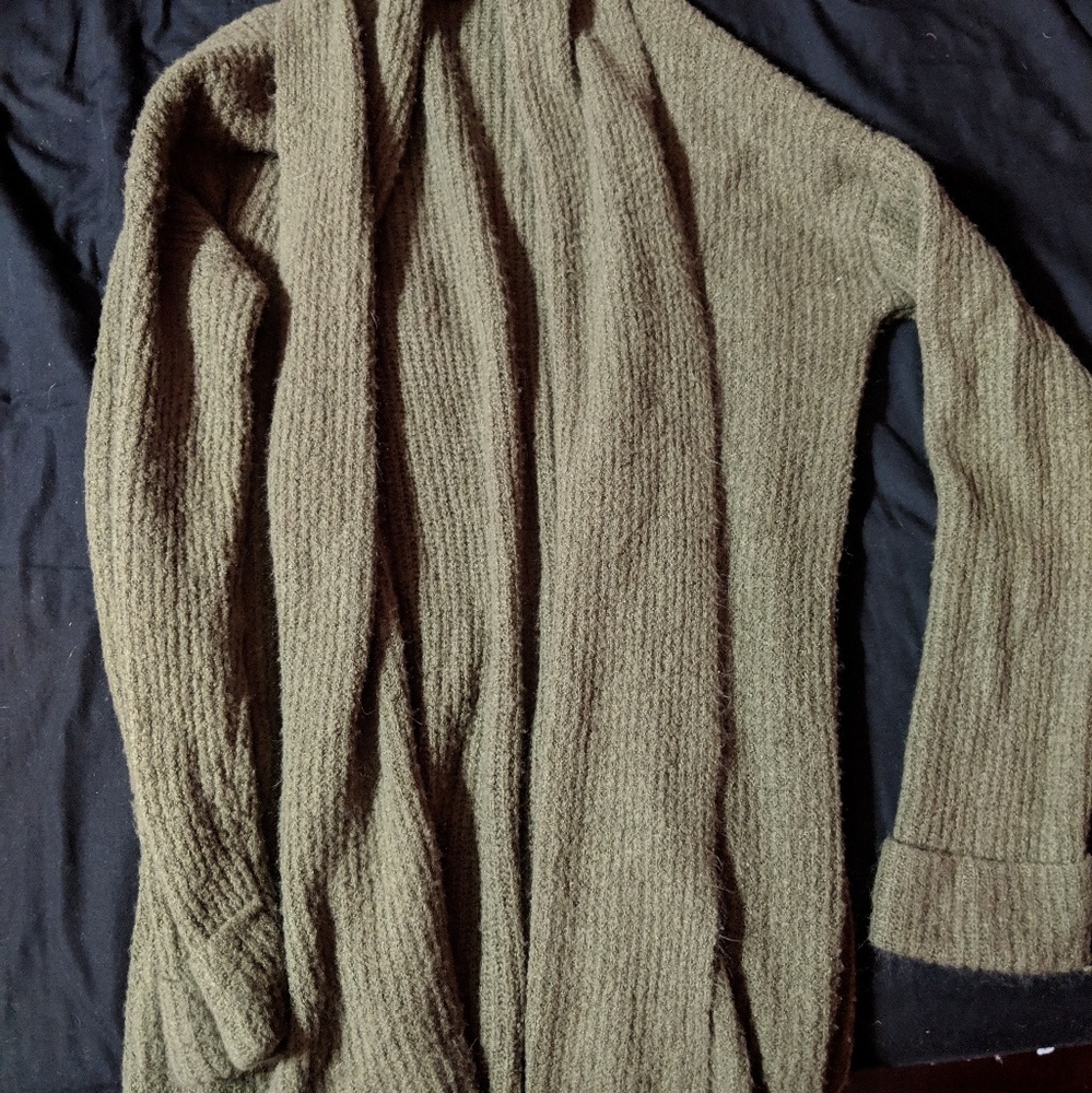 Charlotte russe olive green cardigan